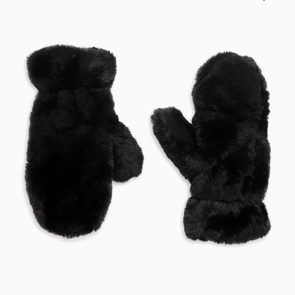 Apparis Coco Faux Fur Flip-Top Mittens